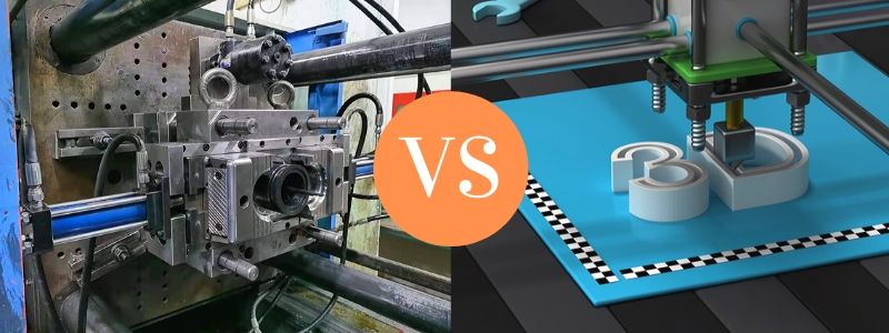 Which you choose between 3D printing and Injection Molding