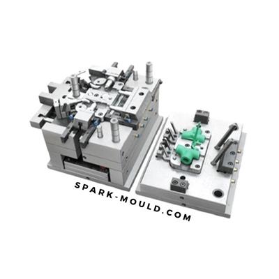 Plastic 3 way pipe fitting mould